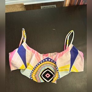 Mara Hofmann Colorful Geometric Bikini Top